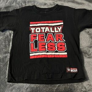 WWE Kids Black and Red 'Totally Fearless' T-Shirt